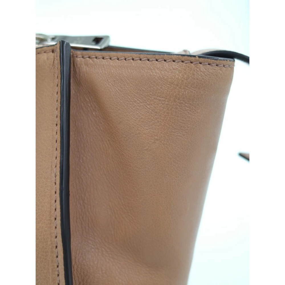 Prada City Calf Twin Pocket Tote 2way Cannella Brown View 5